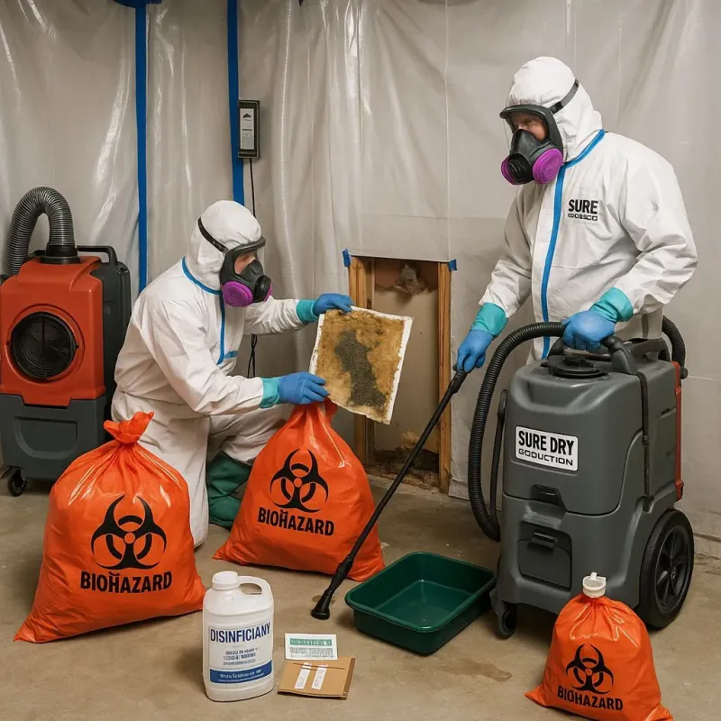 Contaminated Water Handling Protocols process in Wade Hampton, SC