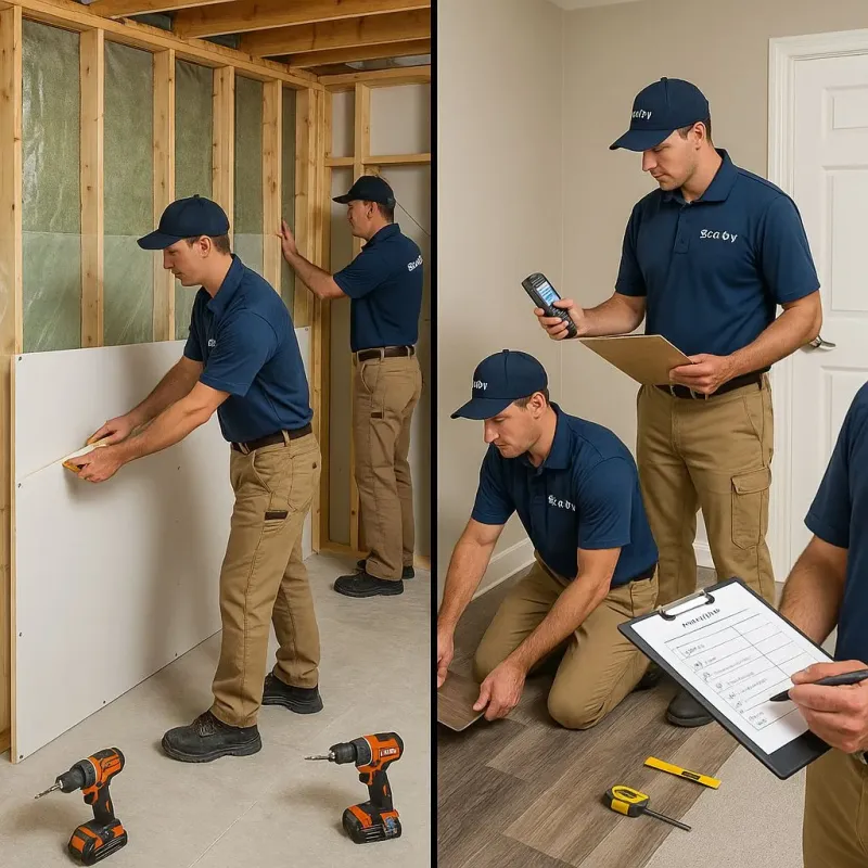 Repairs and Reconstruction process in Wade Hampton, SC